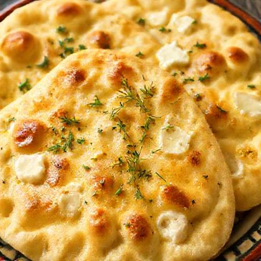 Purlenki with Sirene and Garlic