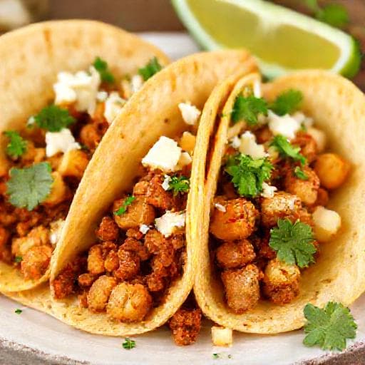 Spicy Chorizo and Potato Tacos