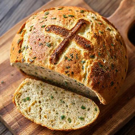 Savory Soda Bread with Herbs