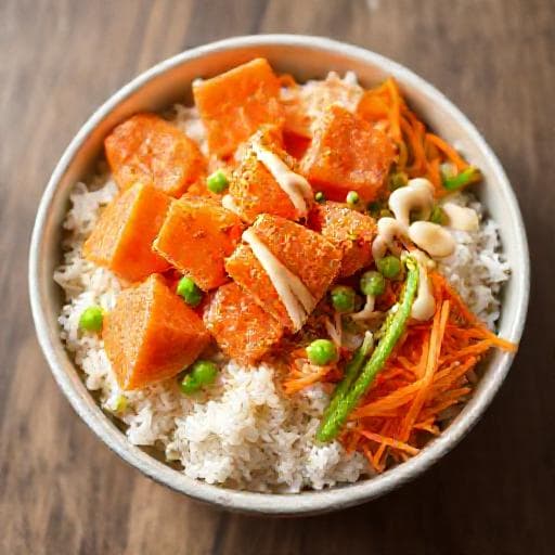 Quick Salmon Poke Bowl