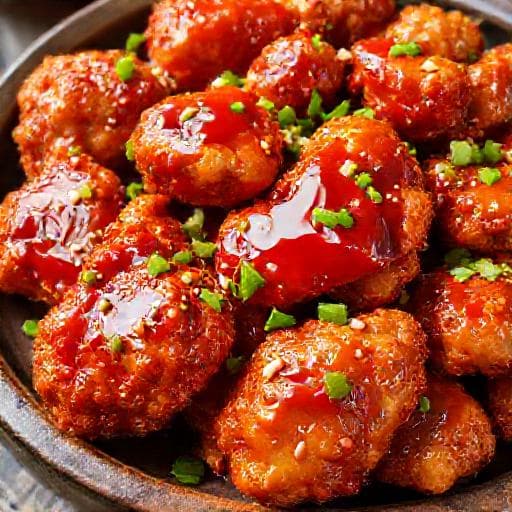 Classic Korean Fried Chicken (Yangnyeom Chicken)