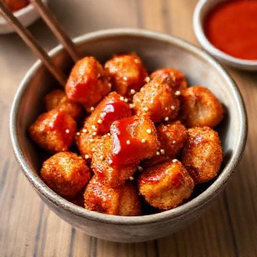 Quick Korean Fried Chicken Bites