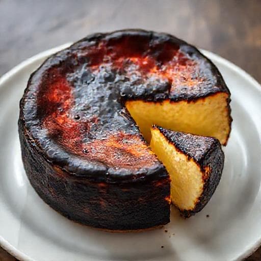 Classic Basque Burnt Cheesecake