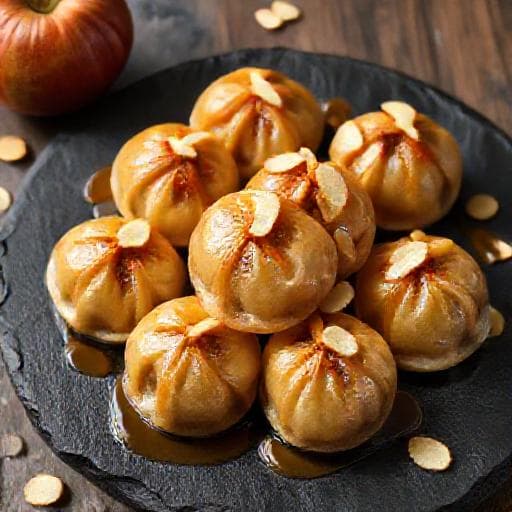 Caramelized Apple Lokumki