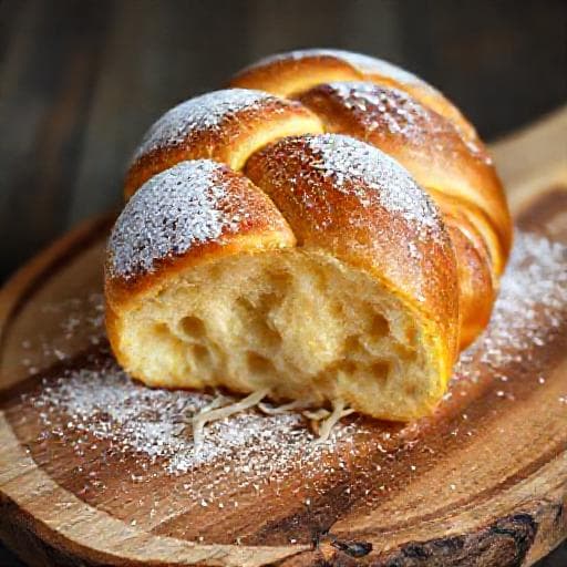 Traditional Kozunak with Strands