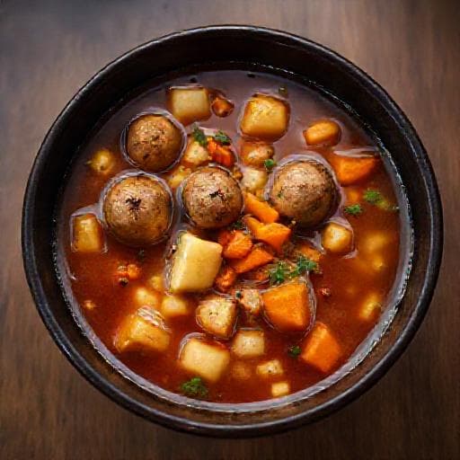 Hearty 'Supа Topcheta' with Smoked Paprika