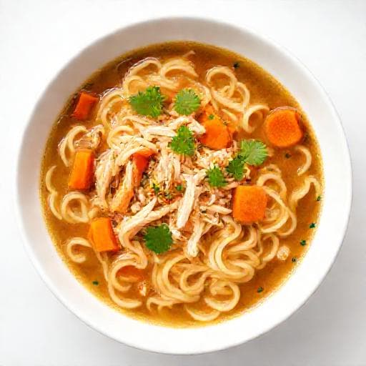 Quick Lapsha Soup with Store-Bought Noodles