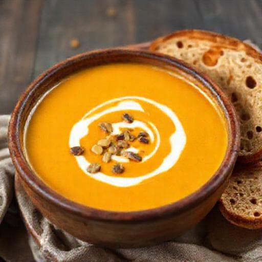 Classic Bulgarian Pumpkin Cream Soup (Tikvena Krem Soup)