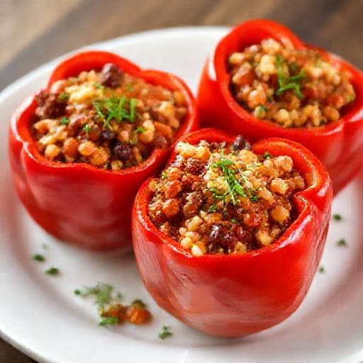 Quick Stuffed Peppers with Beans and Smoked Paprika