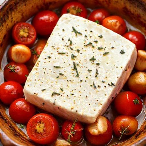 Classic Baked Feta with Tomatoes