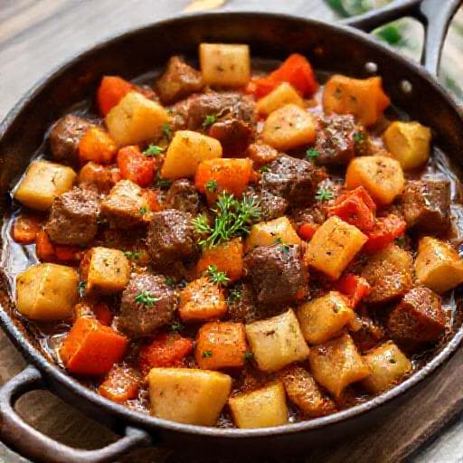 Quick "Телешки Гювеч" Skillet