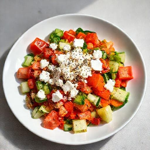Quick Shopska-Style Salad