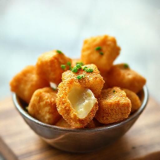 Quick Kashkaval Pane Bites