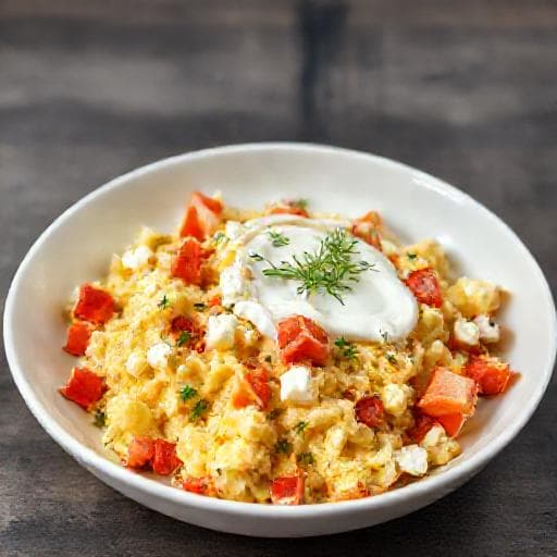 Quick Mish Mash with Yogurt