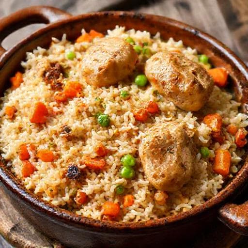 Traditional Bulgarian Chicken with Rice (Пиле с ориз)