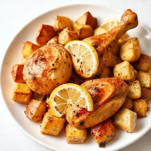 Quick & Easy Oven-Baked Chicken and Potatoes