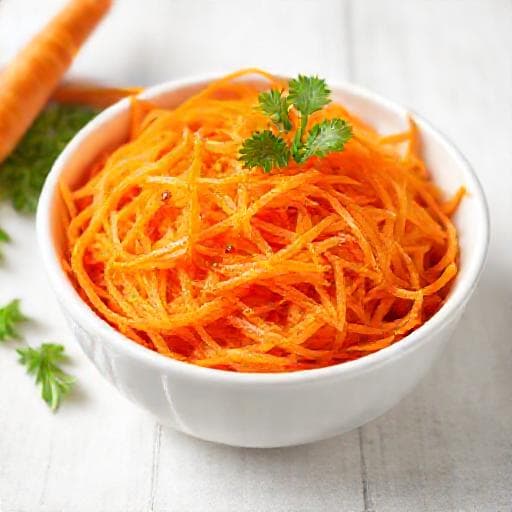 Classic Carrot Salad (Morkovena Salata na Lenti)