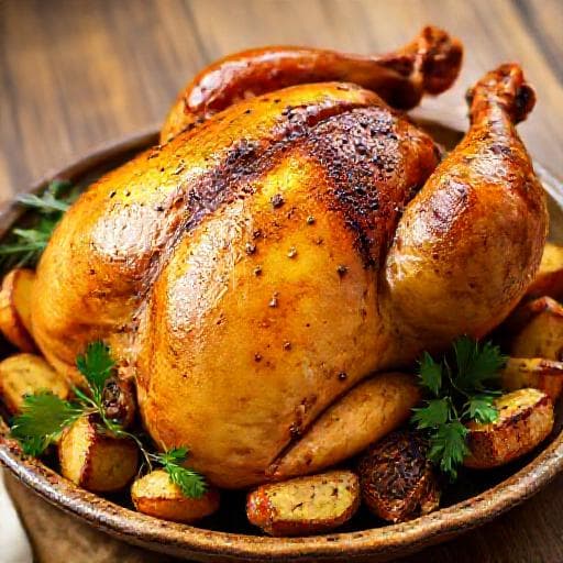 Classic Roasted Whole Chicken