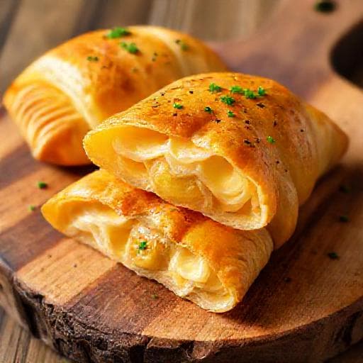 簡単!チーズライスペーパークロワッサン