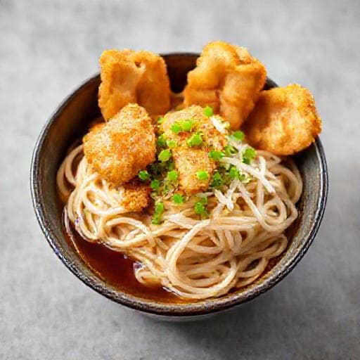アレンジ!鶏天出雲そば