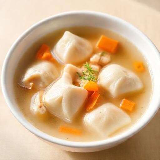 簡単!レンジでだんご汁