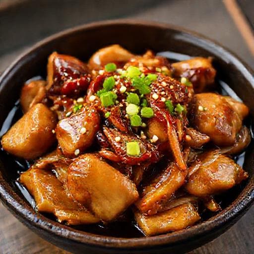 チキンチキンごぼう(鶏肉とごぼうの甘辛炒め)