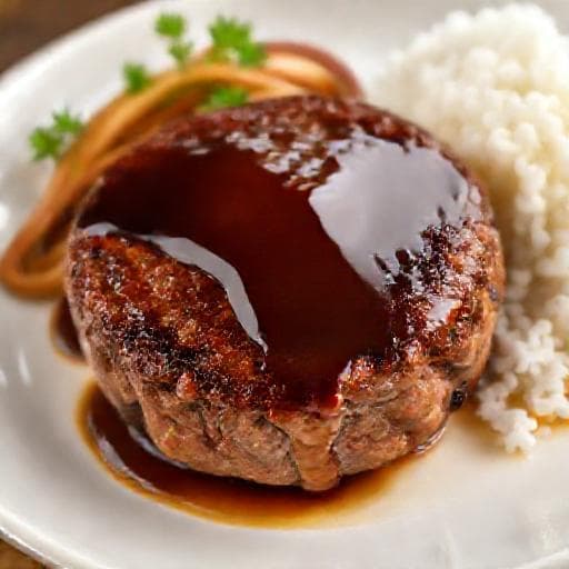 ジューシーハンバーグステーキ
