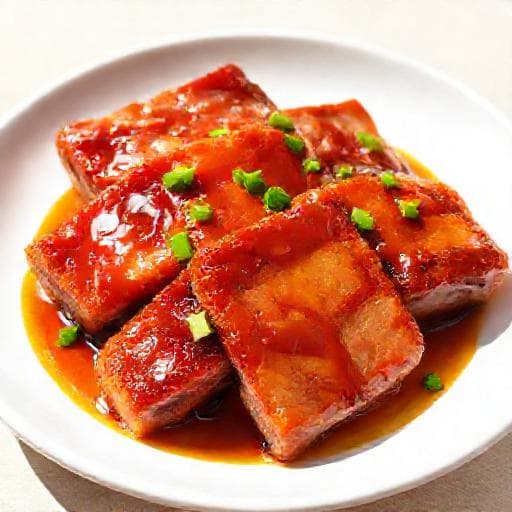 簡単!レンジでスペアリブのマーマレード煮