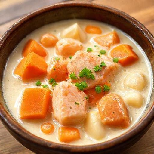 鮭のクリーム煮