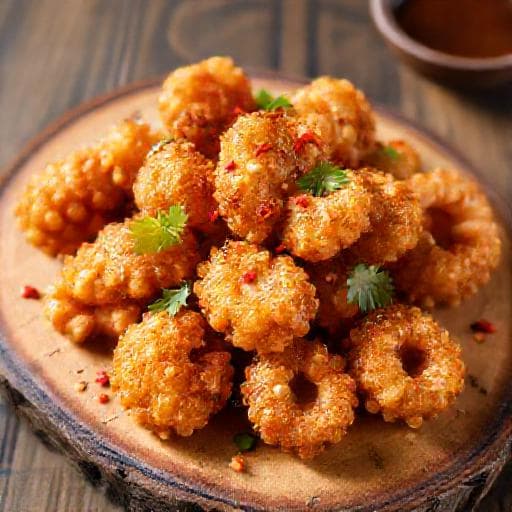 衣サクサク!ガーリックバター醤油のたこ唐揚げ