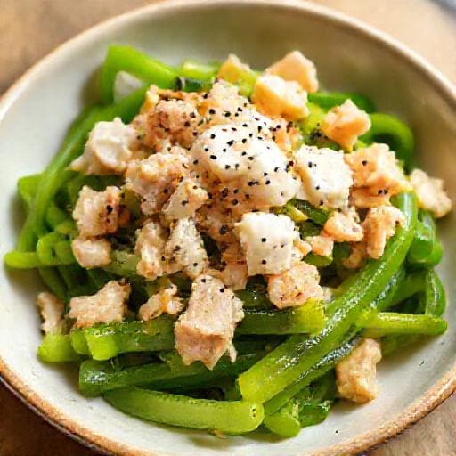 レンジで簡単!ツナマヨ無限ピーマン