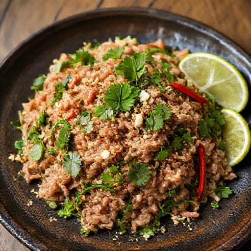 ラープ・ムー (豚ひき肉のラープ)