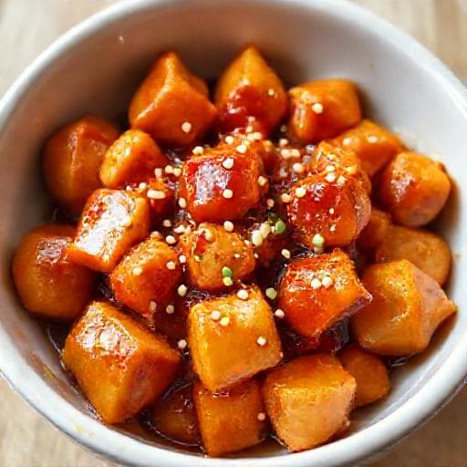 簡単レンジヤンニョムチキン風