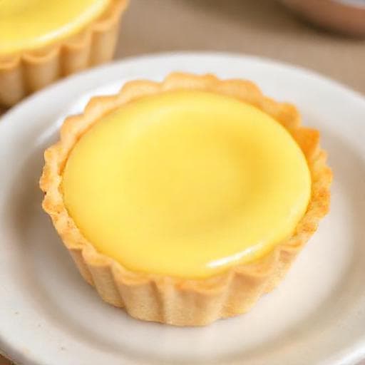 簡単レンジでエッグタルト風