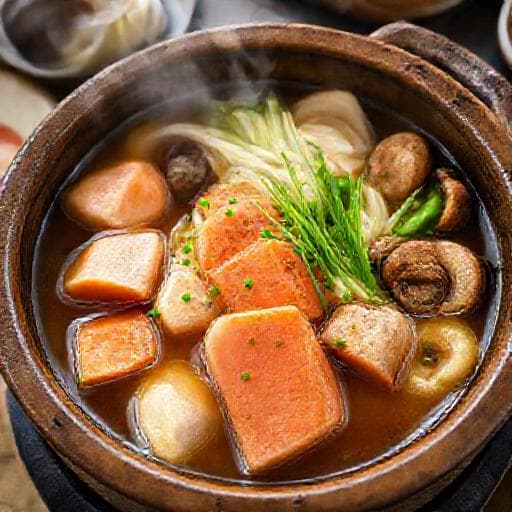 石狩鍋(伝統的)