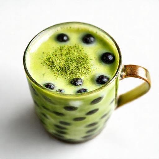 抹茶タピオカミルクティー