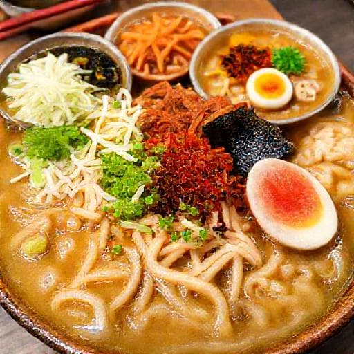 薬味たっぷり!わんこそば