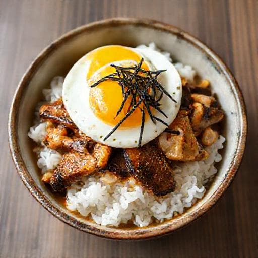 簡単!スピード油麩丼