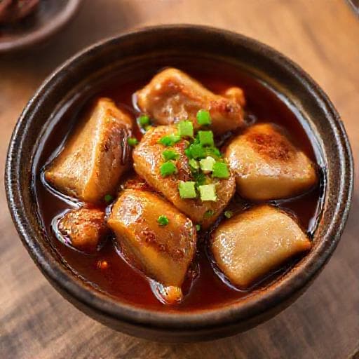 味噌風味の鶏もつ煮