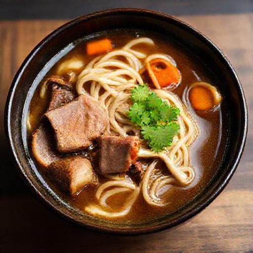 豚バラと野菜の味噌煮込みうどん