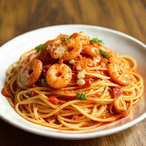 シーフードあんかけスパゲッティ