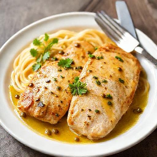 Klasyczny Kurczak Piccata
