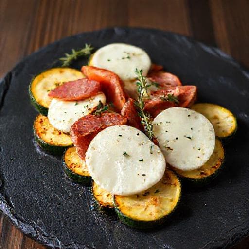 Cukinia Zapiekana z Mozzarellą i Prosciutto