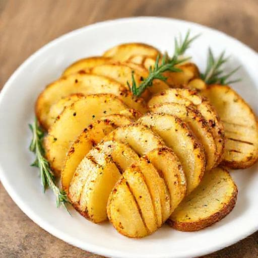 Szybkie Ziemniaki Hasselback z Rozmarynem