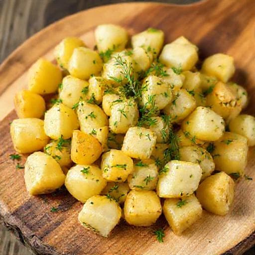 Szybkie Młode Ziemniaki z Koperkiem i Masłem Czosnkowym