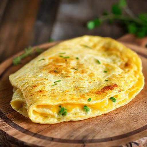 Szybki Omlet Francuski z Serem i Ziołami