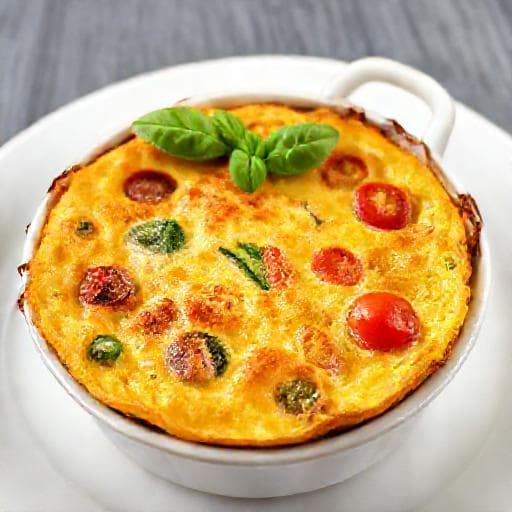 Szybki Omlet z Warzywami z Piekarnika