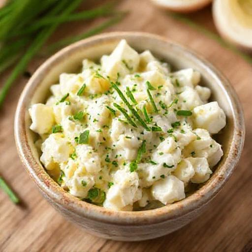 Szybka Pasta Jajeczna ze Szczypiorkiem i Jogurtem