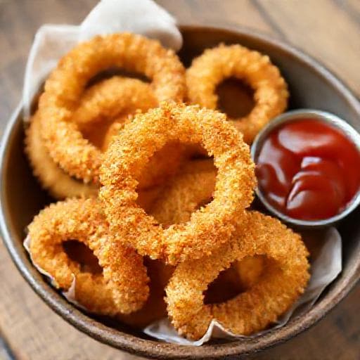 Szybkie Krążki Cebulowe z Panko