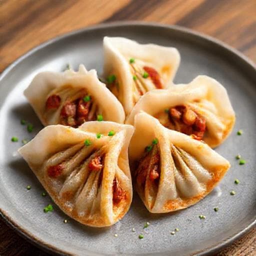 Gyoza z Wieprzowiną i Kimchi